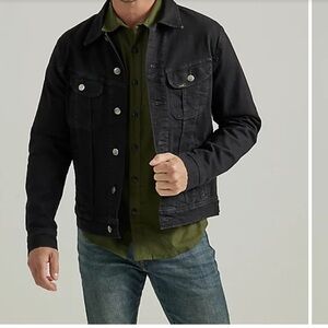 Lee denim overdue black Jean jacket in large